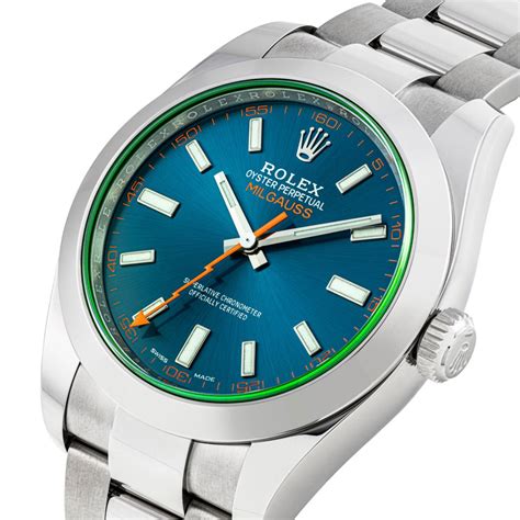 rolex milgauss ref. 116400gv.|Milgauss Rolex price.